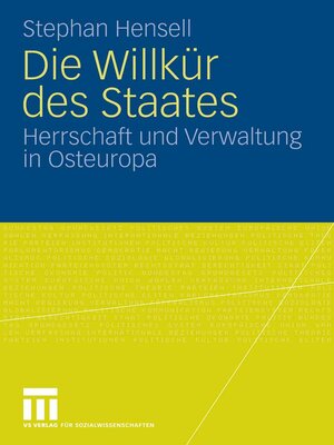 Die Willkür des Staates - ebook
